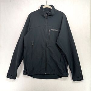 Marmot Jacket Men L Black M3 Softshell Performance Stretch Full Zip Coat Scuba